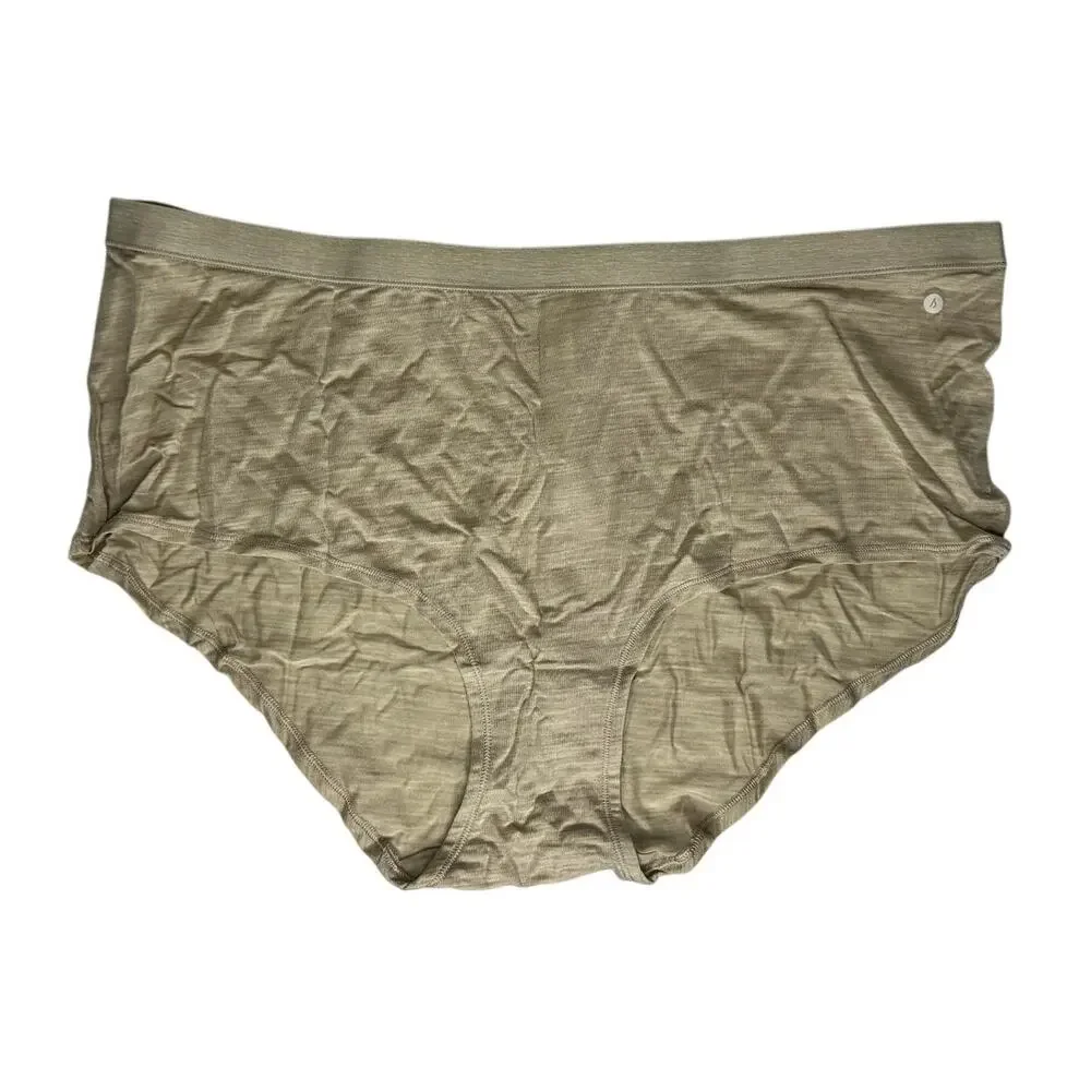 Allbirds Trino Shortie Panty Wheat Cream 3X NWT Merino Tree Rare 3XL Boxers